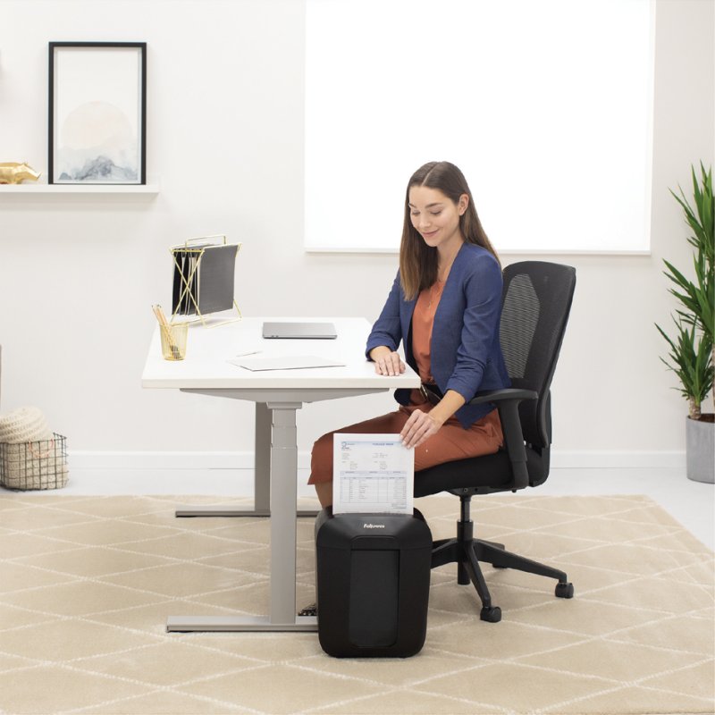 Fellowes destructeur papier Powershred LX41, 8 feuilles, P-4/T-4, noir